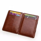 Good quality money clip wallet waterproof opening magic wallet
