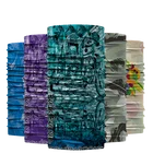 Wholesale Super Quality Custom Printing Traditional Multi Color Orang Pink Purple Light Blue Tube Paisley Bandana