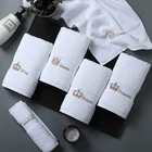High quality customized embroidery logo towels hand towel
