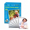 115g A4 size quality inkjet high glossy photo paper A4 for inkjet printers printing photos or brouchers