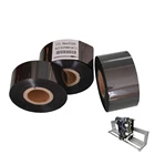 30mm width 100M automatic hot foil stamping machine Black color hot coding ribbon