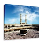 Islamic Art Mecca Pilgrimage Canvas Painting Printed Religion Decoration