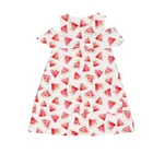 Puresun Boutique Clothes Wholesale Children Clothing Baby Girl Plaid Dresses