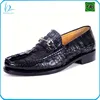 Luxury exotic leisure slippers real crocodile leather mens loafer shoes