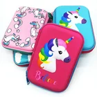 fashion 2019 cartoon cute portable school kids 3d eva hardtop pencil case