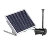 10W Solar Water Pump Kit with Mushroom and Blossom Spray Heads for DIY Pond Water Feature fish Pool Garden bird bath fountain