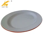 Customized 10" two colors melamine oval plates