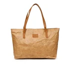 Lightweight Eco-friendly Custom Dupont Tyvek Paper Travel Tote Shopping Bag