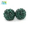 Emerald Color Cheap Bulk Wholesale Full Rhinestone Spacer Beads for Jewelry Making Size 4mm-18mm , IB00105 - Emerald