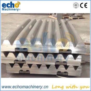 high manganese steel McCloskey J50 jaw crusher parts jaw liner