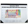 Custom Logo Chinese diy 2019 2020 standard stand bulk paper pad desk calendar planner for office table design 11 x 17