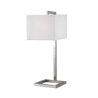 Newest Hotel Project Metal Desk Lamp Brushed Nickel Modern Design iron Table Lamp For Guestroom Lighting