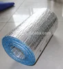 aislamiento de rollos de foam glass, con una cara de aluminio/foam/vinil blanco en 1.20 mts X 20 mts 10 mm de espesor