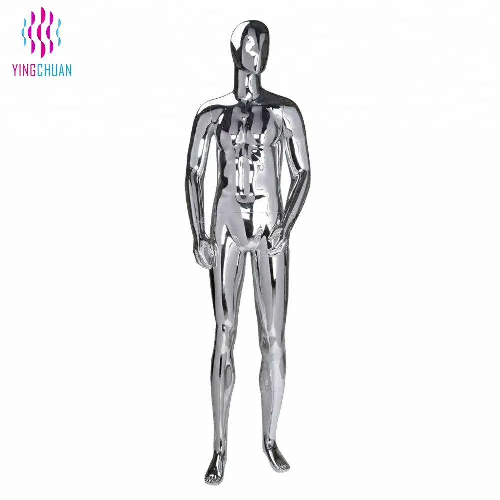 Full Body Standing Chrome Gold Silver Male Mannequin Buy Mannequin