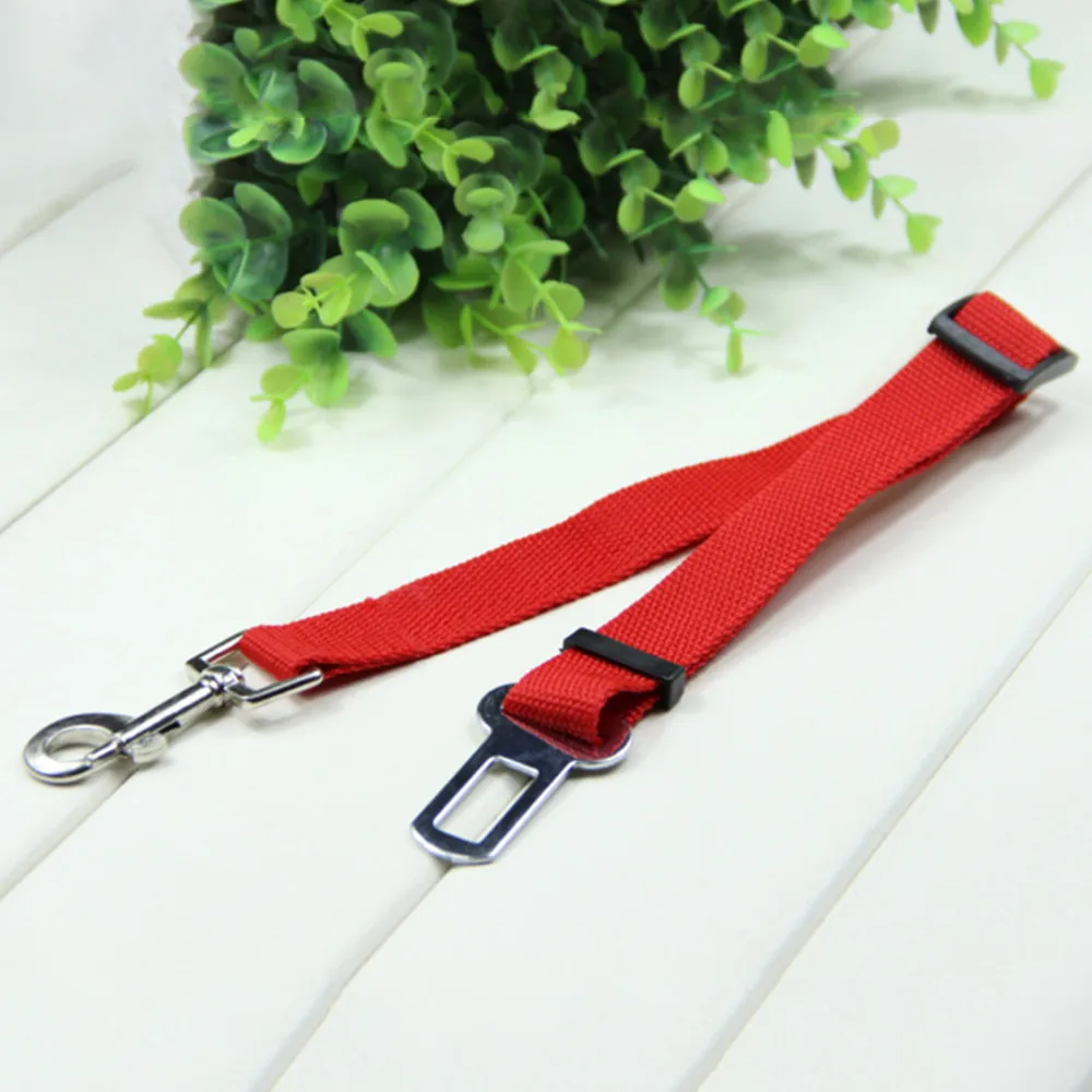 Adjustable Practical Dog Pet Car Safety Leash Seat Belt Harness Restraint Collar Leads Travel Clip Hot Selling