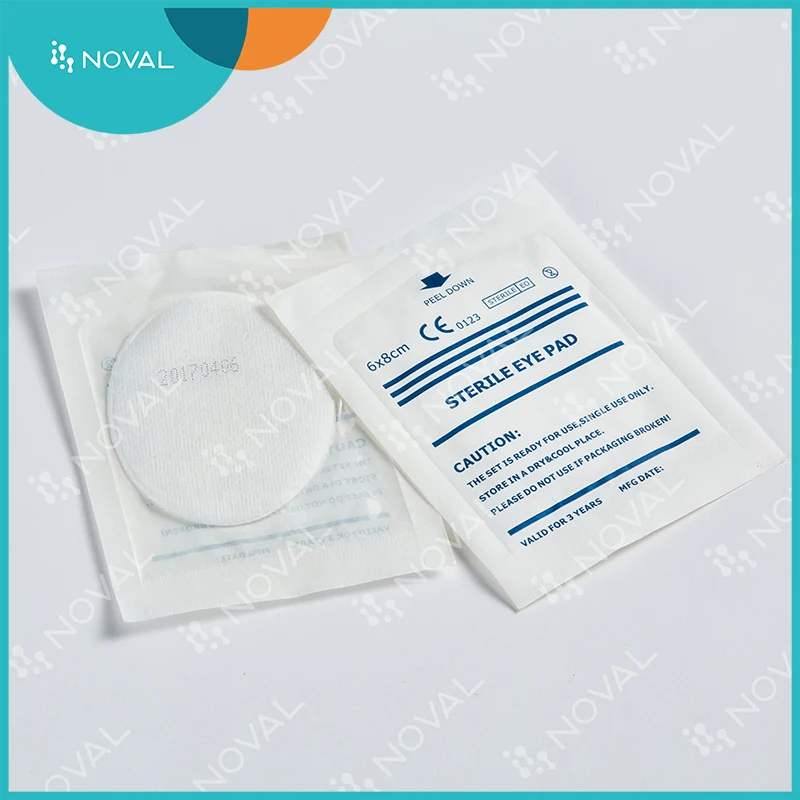 hot sale absorbent cotton eye pad for medical use