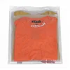 Clear Matte PE EVA Clothes Bag Packaging Top Slide Zipper Lock Shirt Bag