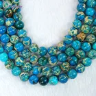 wholesale 8mm/10mm large hole blue imperil jasper cheap nigerian beads styles for sale