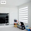 Gold supplier 3 Years Guarantee Ready Made Zebra Blinds/Rainbow curtains For Office House Kitchen Use