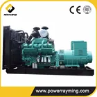 AC Single Phase Industrial Used 1000kva Generator Diesel Powered By Cummins Kta38 Engine