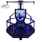 65 inch screen 9d virtual reality shooting equipment htc vr standing platform vr walking play station simulator