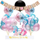 36inch Gender Balloon Reveal Boy Or Girl Gender Reveal Balloon Decoration Banner Baby Gender Reveal Party Supplies