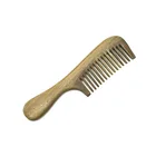 Magic wooden laser logo dye comb for hair growth