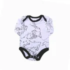 Infant romper baby clothes white onesie body suit
