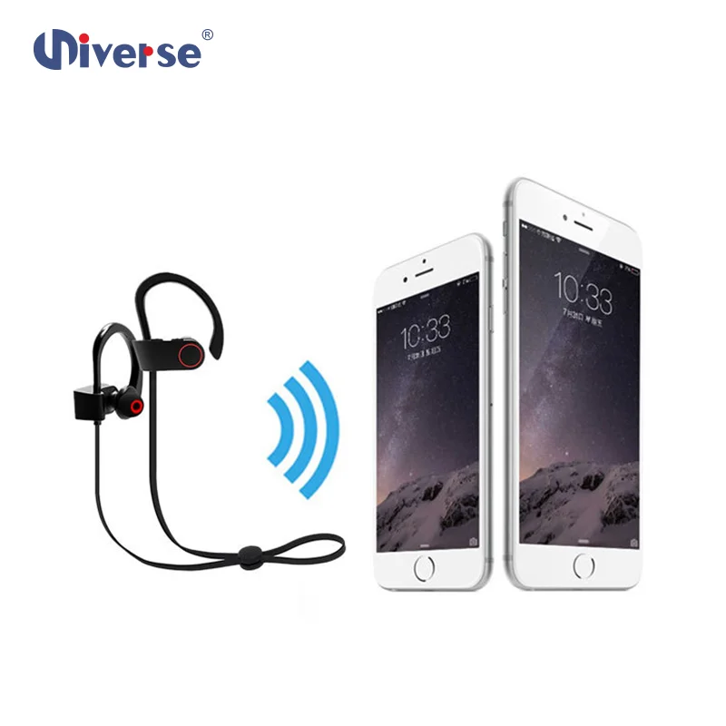 XHH-U8 New Sports Photo Wireless Blue Tooth V4.1 On-board Ear Protection Universal Mobile Phone Earphone - ANKUX.COM