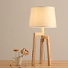 Simple design decorative table lighting Wooden table lamps reading lamp for hotel living room bedroom study room