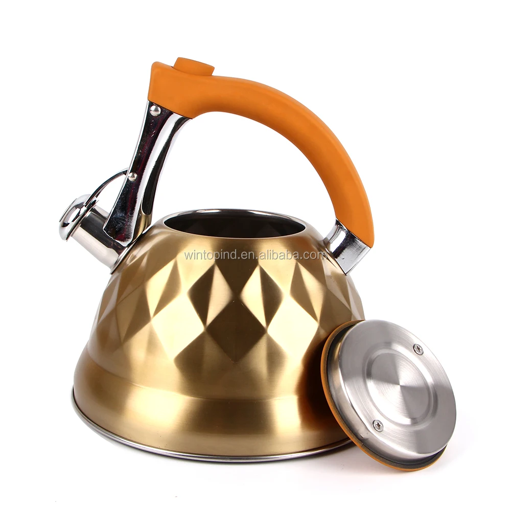 3 litre stainless steel whistling kettle induction teapot water