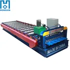 China Color Panel Roof Trapezoidal Steel Tile Making Machine