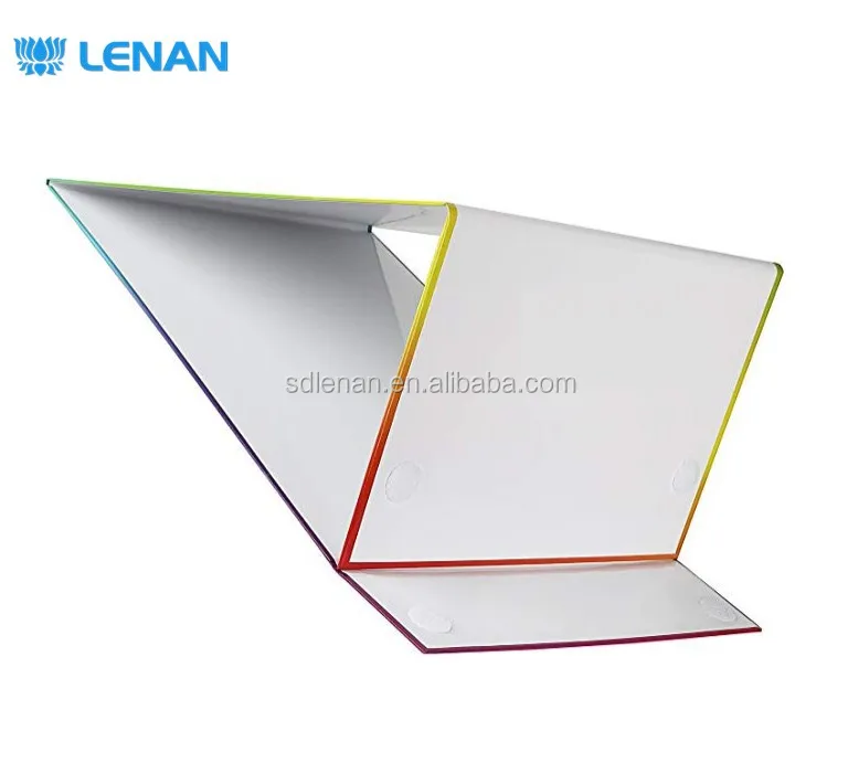 portable folding desktop dry erase writing white board easel