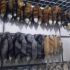 Hot sale fur ball keychain Top quality Fox Tail for bag fur ball keychain