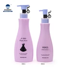 PET plastic empty Body lotion shampoo bottle /Shower Bottle With Pump dispenser spray