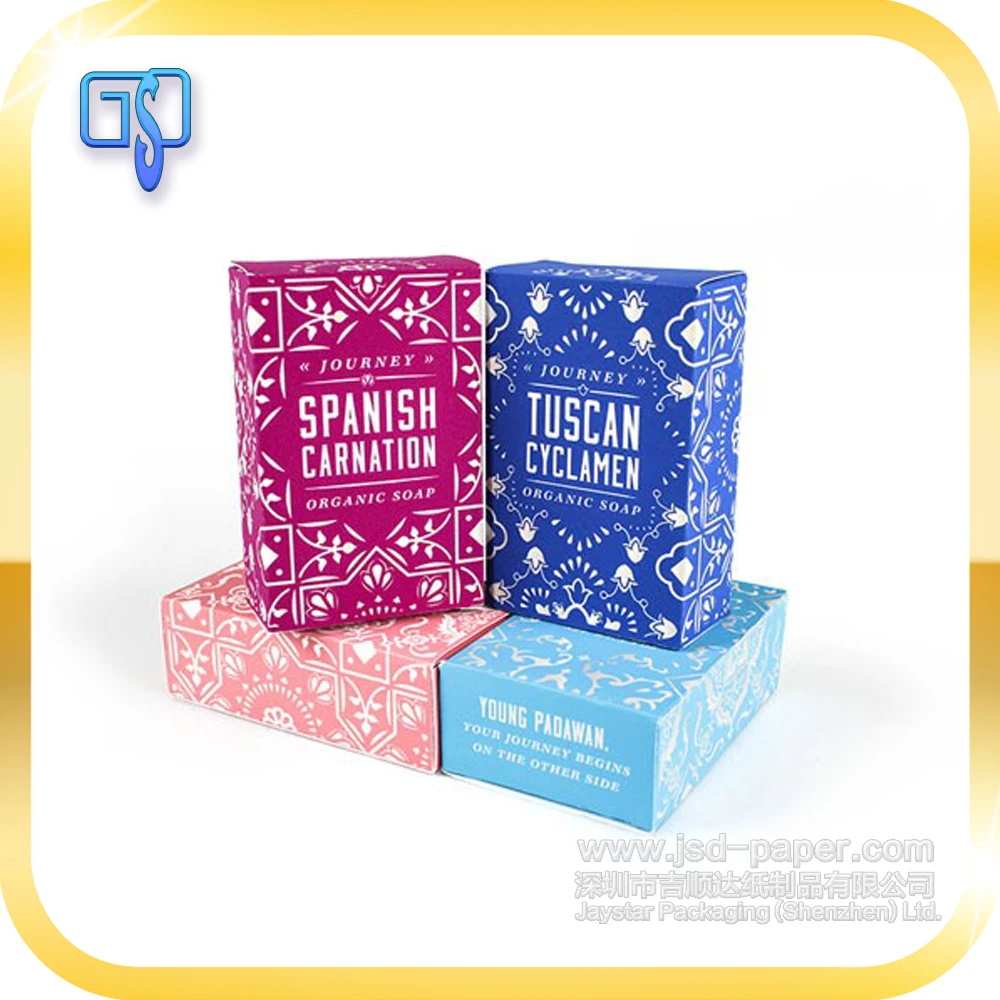 hot sale/wholesale square custom kraft paper gift box for soap