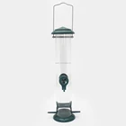 Best seller Easy Clean 15" Powder coating Flip top Metal Seed Hanging Bird Feeder