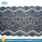 High value 100 polyester lace fabric 3d flower lace trim saree borders