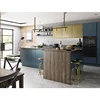 Elegant modern lacquer and melamine finish luxury kitchen cabinets