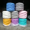 3cm Chunky Vegan Braid Machine Washable Cotton Tube Yarn for Arm Knitting