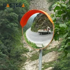 Good Quality Stainless Steel Frame Unbreakable Convex Traffic Safety Mirror