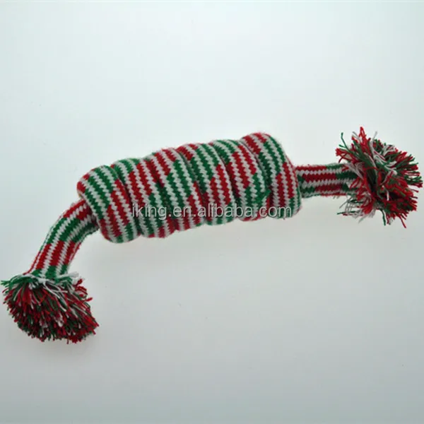 Dog rope toy with knot
