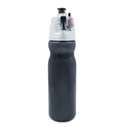 Spray Water Bottle Portable Atomizing Bottles Outdoor Sports Gym Mist Drinkware