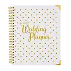 Planner Wedding Planner Gold Undated Bridal Planning Diary Organizer Hard Cover Spiral Notebook