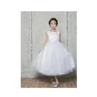 Professional Supplier Sequin Real Sample Kids Flower Girl Dress