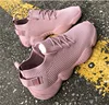 Female Casual Footwear Comfort Sneakers Stretch Fabric Flat Platform Knitting Sock Fashion Ladies Sport Shoes