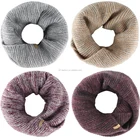 Ladies' fashion mohair knitted loop scarf infinity scarf