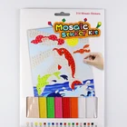 DIY mosaic art as educational toy for fish