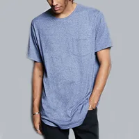 China Apparel Blue Cheap Tee Shirt