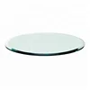 10mm thick polishing clear tempered round toughened glass for table top